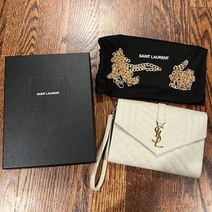 YSL Envelope Clutch